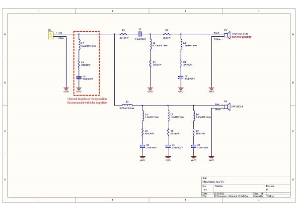 Ara TX xover schematic
